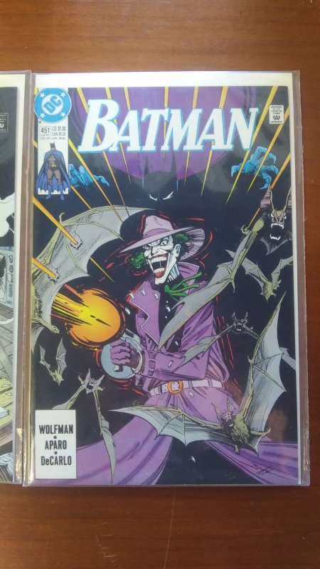 Huge Batman Run. #437-456 All in excellent condition.