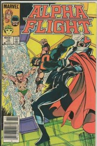 Alpha Flight #16 ORIGINAL 1984 Marvel Comics Sub Mariner 