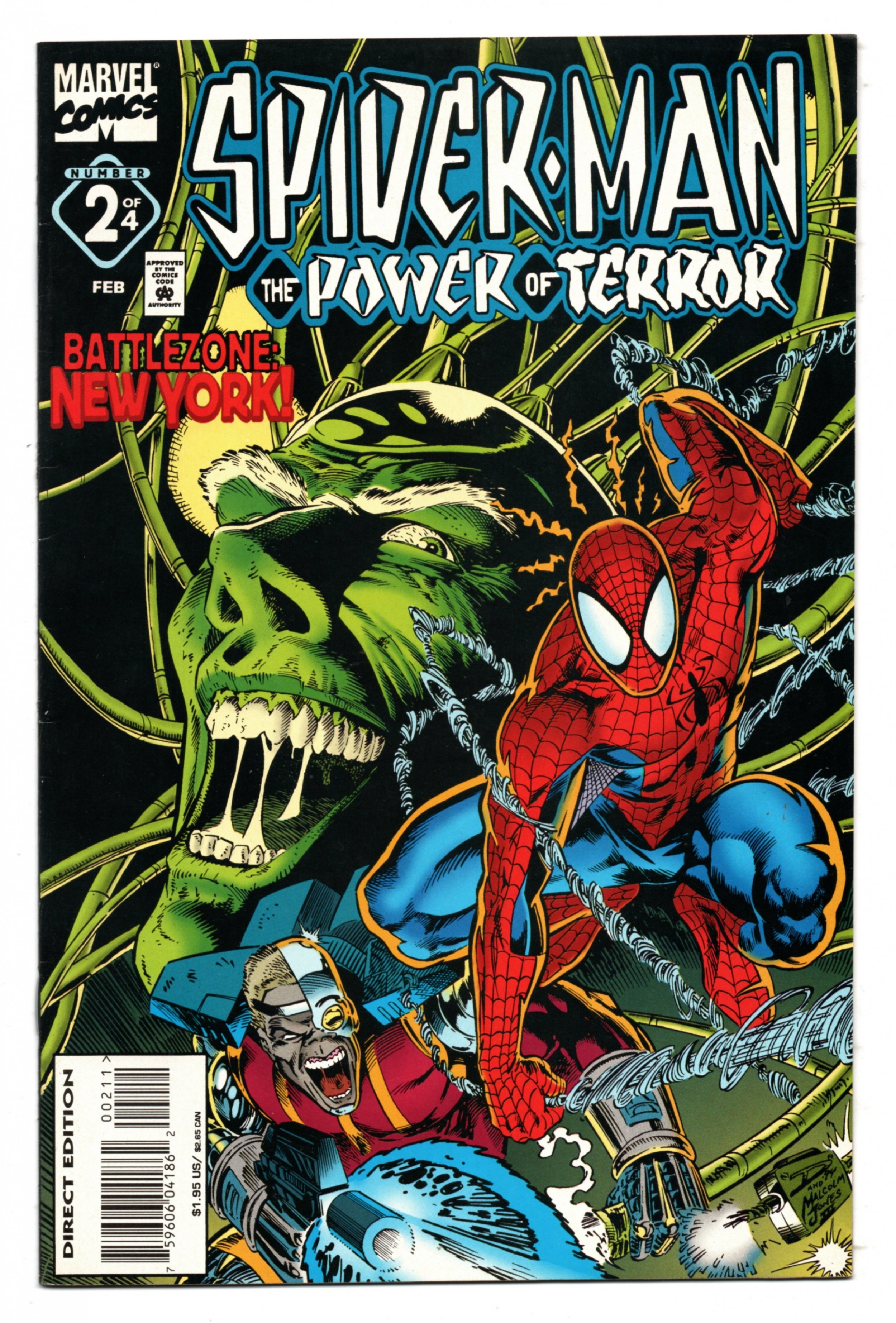Spider-Man: Power of Terror #02 (1995) Darick Robertson | Direct | 1st  Scorpia | Comic Books - Modern Age, Marvel, Spider-Man, Superhero / HipComic