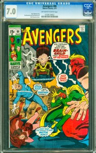 Avengers #86 CGC Graded 7.0 
