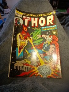 Thor #232 Marvel Comics 1975 Vs Loki Firelord Cover Bronze Age Superheroes