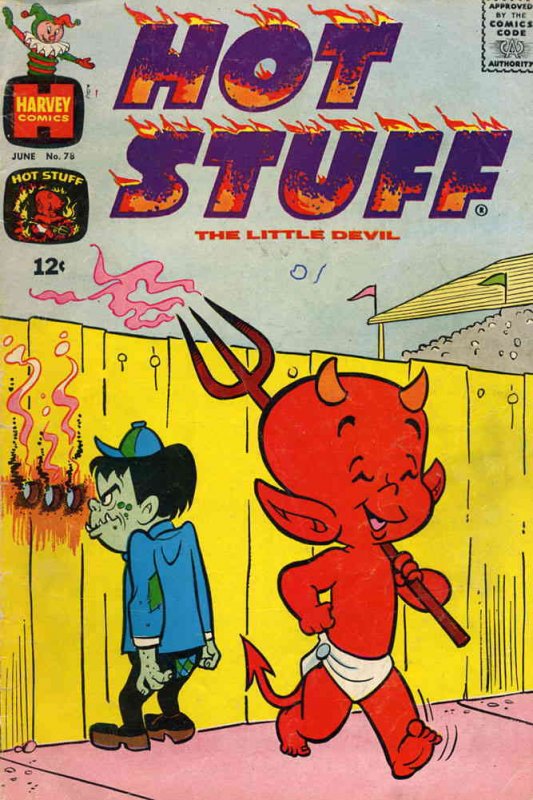 Hot Stuff, The Little Devil #78 VG ; Harvey | low grade comic June 1967 Fence Co