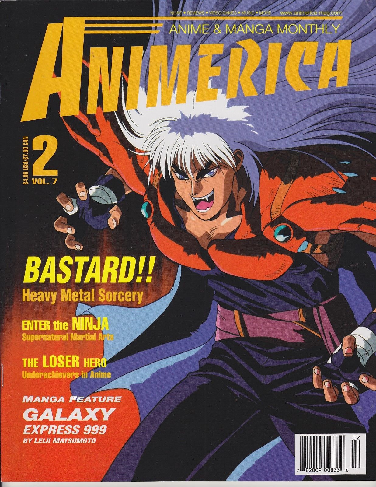 Animerica Magazine Vol 7 2 Anime Bastard Excellent Condition Comic Collectibles Magazines Hipcomic