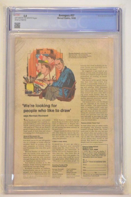 The Avengers #57 (1968)