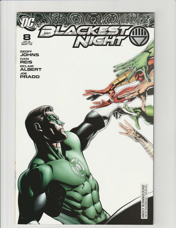 Blackest Night #8 (DC Comics) RRP Variant HTF Doug Mahnke NM White Lantern Corps