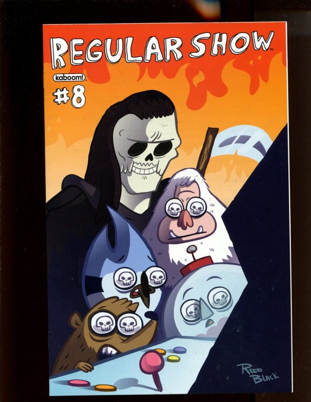 Regular Show #8 - Reed Black Cover A! (9.0/9.2)  2013