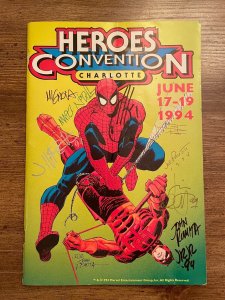 Heroes Con 1994 Program Signed 10X Romita Sr & Jr Mignola Nodell Pruett +++ J999 