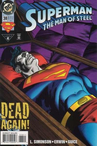 Superman: The Man of Steel #38, NM + (Stock photo)