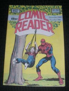 1982 THE COMIC READER Fanzine #206 VF- 7.5 Mike Mignola Batman / Spider-Man