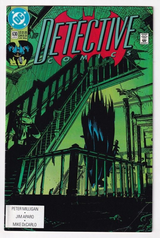 Detective Comics #630 Batman June 1991 DC The Golem Milligan Aparo DeCarlo