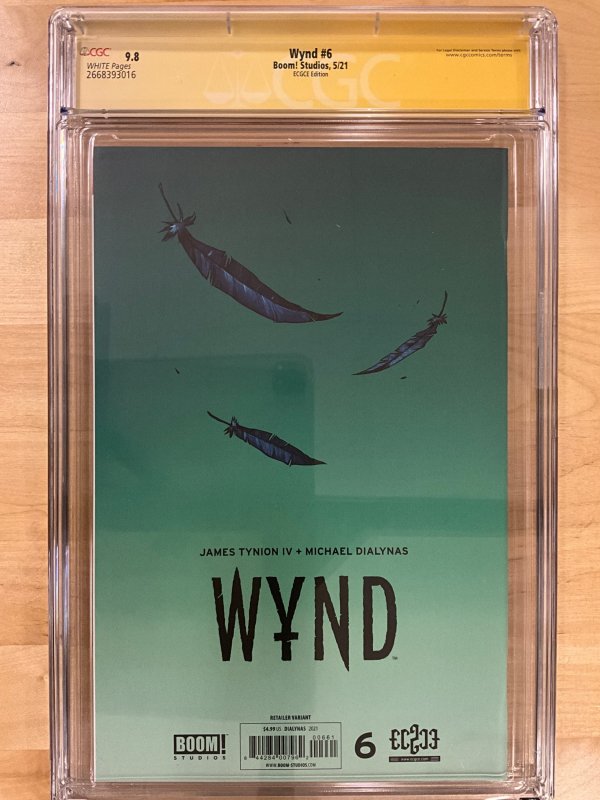 Wynd #6 Cover E (2021) CGCSS 9.8 Signed by Michael Dialynas & James Tynion IV