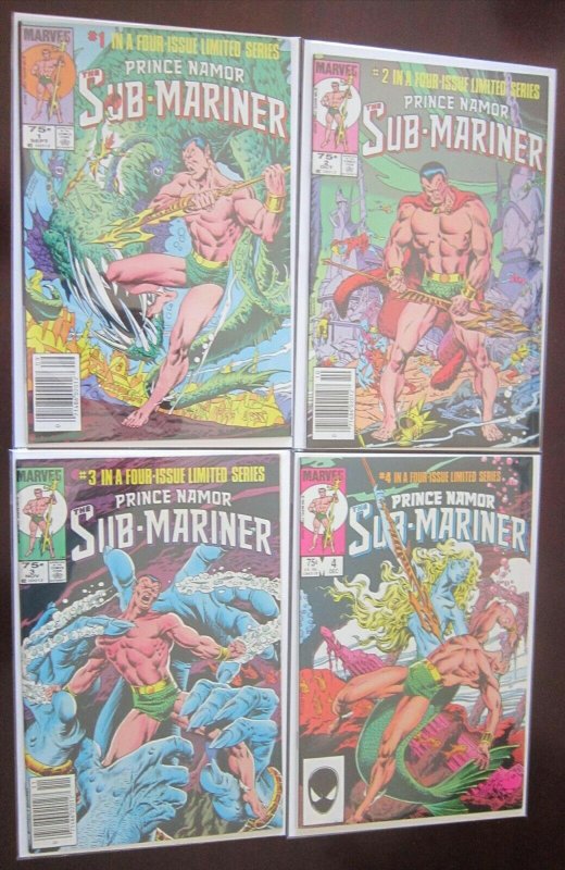 Sub Mariner comics set:#1-4 6.0 FN (1984)