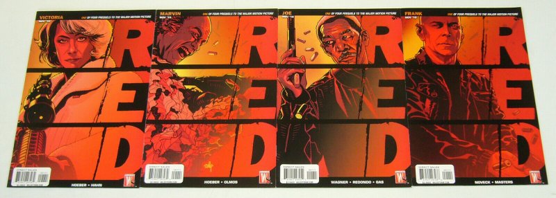 Red Movie Prequels lot of (4) VF/NM frank/joe/marvin/victoria - wildstorm comics