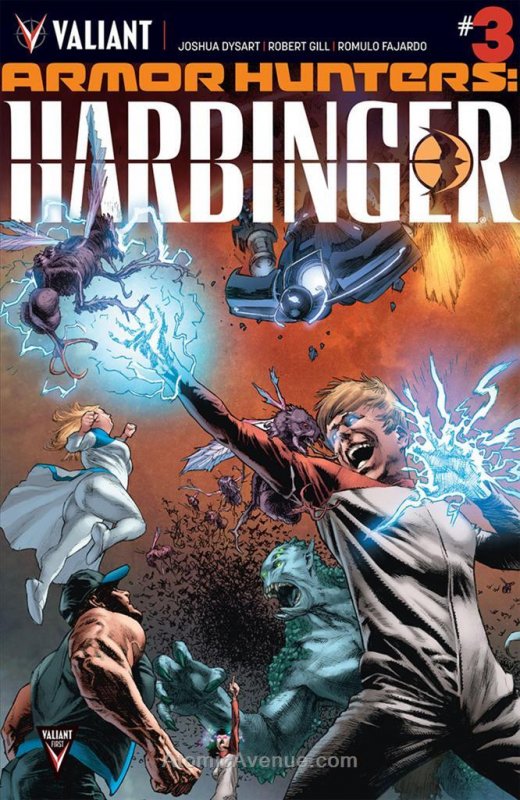 Armor Hunters: Harbinger #3 VF/NM ; Valiant | Last Issue