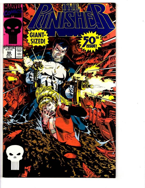 10 The Punisher Marvel Comic Books # 49 50 51 52 53 54 55 56 57 58 Dixon WM3