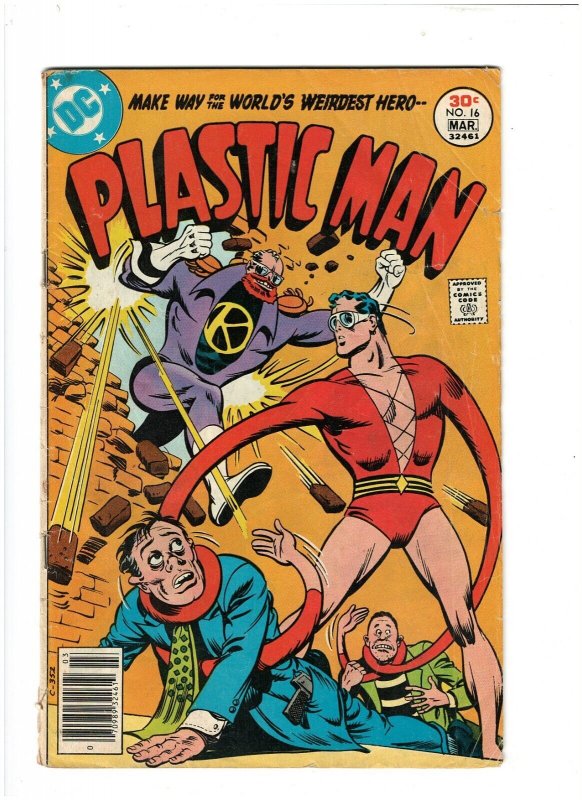 Plastic Man #16 DC Comics 1977 GD+ 2.5 ROUGH SHAPE 