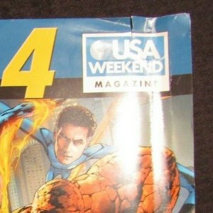 2005 FANTASTIC FOUR 4 USA Weekend Magazine 17x11 Promo VG 4.0 Bryan Hitch