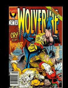 Lot of 12 Wolverine Marvel Comics #40 45 48 49 50 51 52 53 54 55 56 57 J369