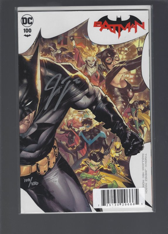 Batman #100 (2020) 1 of 250 signed by James tynion #114