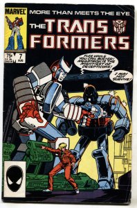 Transformers #7  1985 - Marvel  -VG+ - Comic Book
