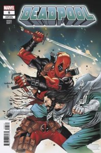 Arte de capa original Sergio Davila Deadpool #5 Marvel Death Grip publicada-