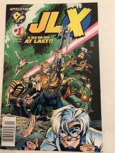 JLX #1 : Amalgam DC Marvel FN/VF; Newsstand Variant, X-Men Justice League