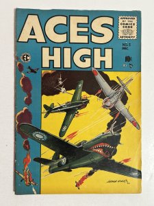 Aces High #5 VG+ 4.5 EC COMICS 1955