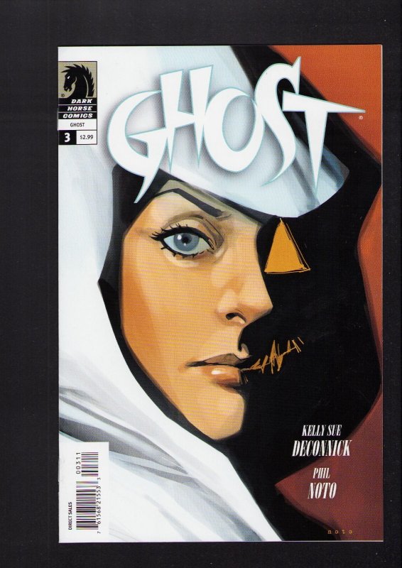 Ghost #1-3 - THREE PIECE LOT + PHIL NOTO COVER & INTERIOR! (9.2) 2012