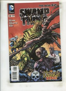 SWAMP THING #8 (9.2) SIGNED BY YANICK PAQUETTE!! 2012