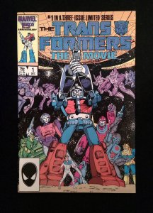 Transformers The Movie #1  MARVEL Comics 1986 VF+ 