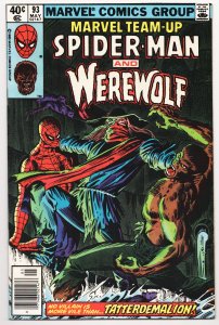 Marvel Team-Up #93 Spider-Man & Werewolf (Marvel, 1980) VF [ITC650]
