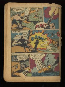 Human Torch #12 Coverless Incomplete Classic Arm Melted Cover! Bondage Cover!