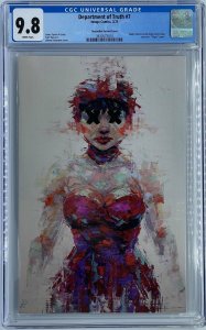 Department of Truth #7 | Johnny Desjardins Pallet Knife Exclusive | CGC 9.8