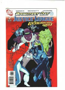 Justice League Generation Lost #7 NM- 9.2 DC Comics Brightest Day 2010 