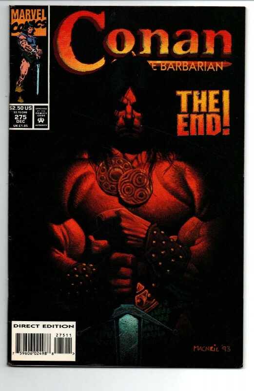 Conan the Barbarian #275 Last Issue - 1993 - VF 759606024988