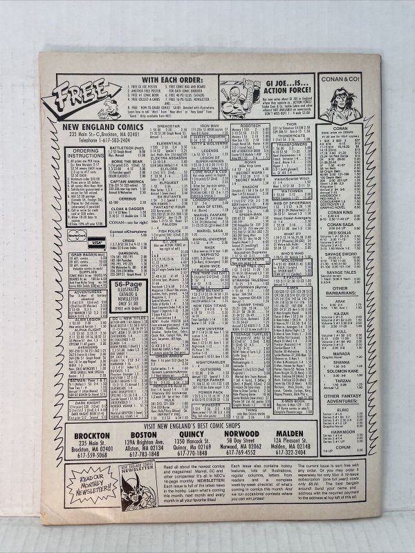 Savage Sword Of Conan #141 Marvel Magazine 