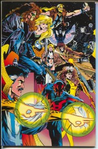 Marvel Annual Report #2 1992-wraparounf Spider-man cover-top item-NM-