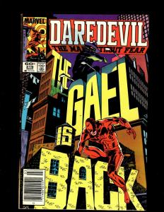 10 Daredevil Marvel Comic Books #207 208 209 213 214 215 216 217 218 220 HY2