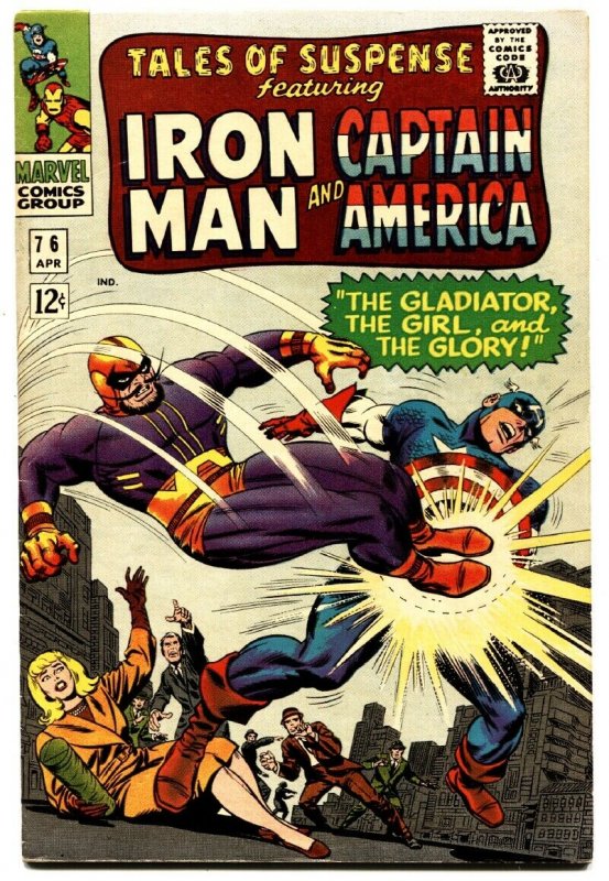 TALES OF SUSPENSE #76 Marvel Silver-Age-IRON MAN-CAPTAIN AMERICA