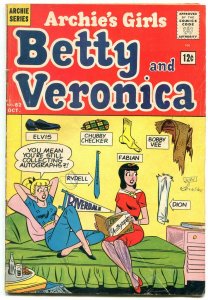 Archie's Girls Betty & Veronica #82 1962-Elvis- Chubby Checker- collector cover