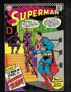 Superman #191 ~ The Prisoner of DEMON!~ 1966 (5.0) WH