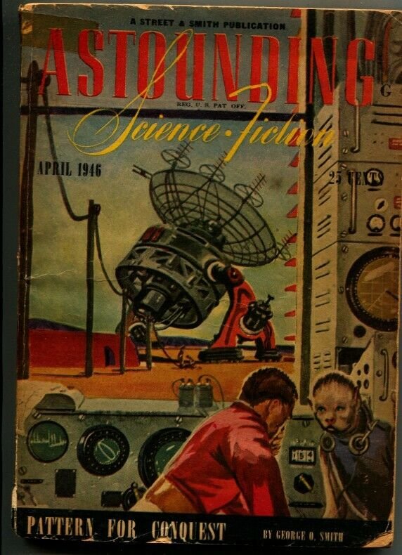 ASTOUNDING SCIENCE FICTION-pulp-4/1946-ARTHUR C CLARKE-THEODORE STURGEON