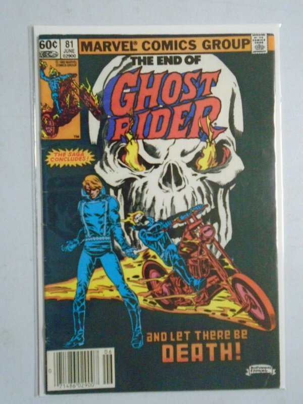 Ghost Rider #81 last issue 4.0 VG (1983 1st Series)