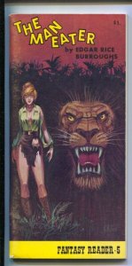 Man Eater #5 1974-Fantasy Reader-Edgar Rice Burroughs-Originally appeared in ...