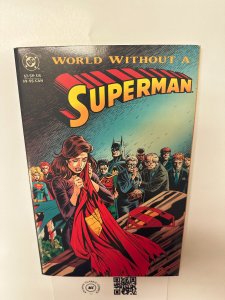 World Without A Superman TPB NM DC Comic Book Batman Lois Lane Lex Luthor 8 HH2