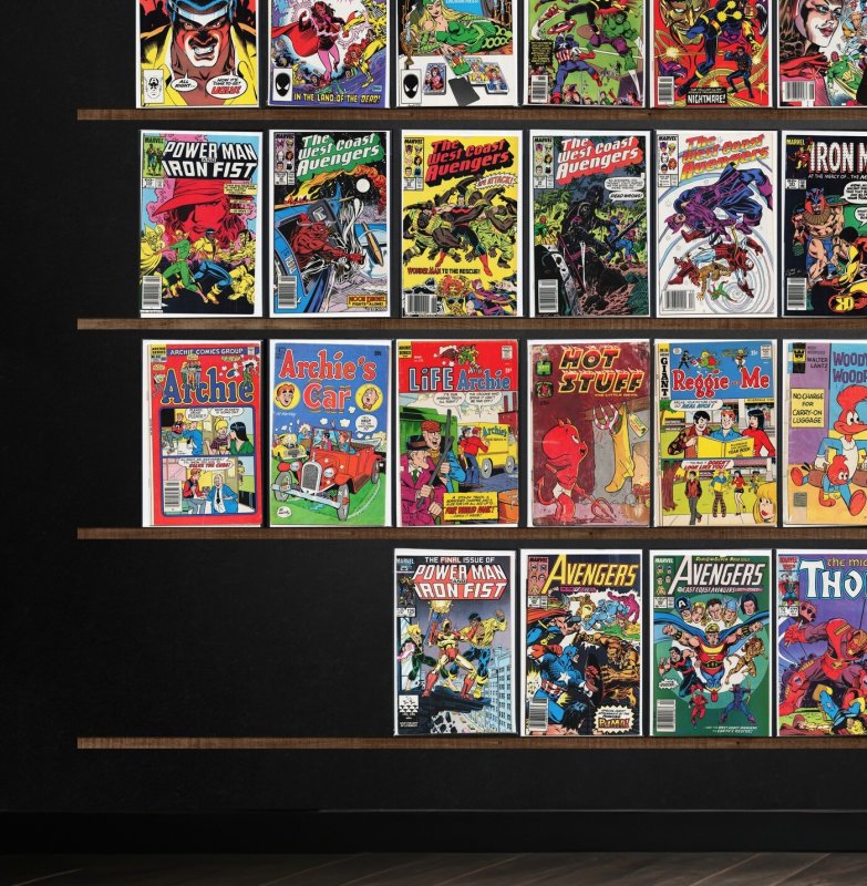 Huge Lot 150+ Comics with The Avengers, Captain America & More!