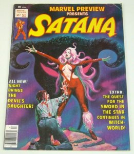 Marvel Preview #7 VG Satana - 1st appearance of Rocket Raccoon  mantlo/claremont