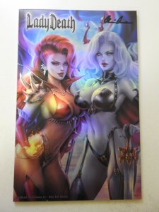 Lady Death: Sacrificial Annihilation Holo Foil Edition (2021) NM! Signed W/ COA!