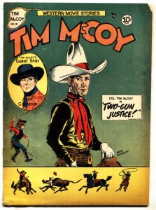 Tim McCoy #18--comic book--Charlton Western- Rod Cameron- Mario DeMarco--1948