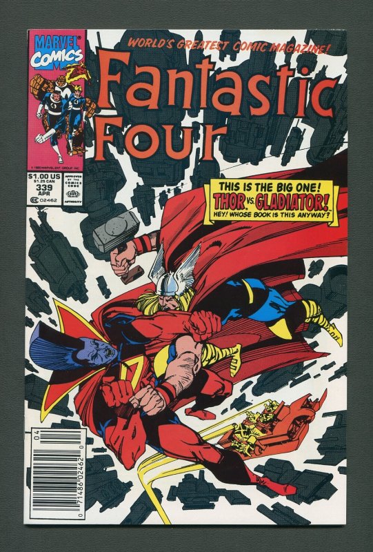 Fantastic Four #339  / 9.4 NM  / Newsstand /  April 1990